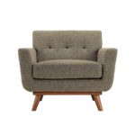 Korea Fabric Chair In Brown Color