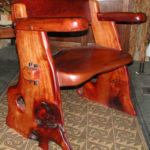 Solid Red Nara Chair