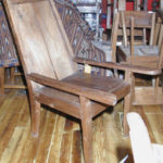 Teak / Bamboo Small Chair---Bali