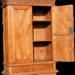 Antique Teak Javanese Armiore w/Dragon Carving.X.