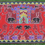 Hand Beaded Shell Mat - Sulawesi