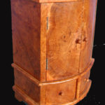 Small Teak Burl Cabinet