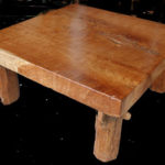 One Solid Piece Teak Coffee Table