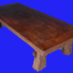 Solid teak coffee table