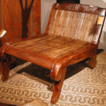 Antique Teak Armchair---No Inv.