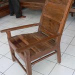 Teak lazy chair