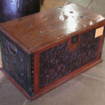 Antique Javanese Teak Box.X.
