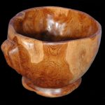 Teak Burl Bowl