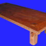 Solid teak coffee table