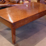 Antique teak coffee table