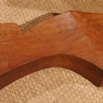 Antique teak angle supports