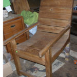 Antique Teak Javanese Chair.X.